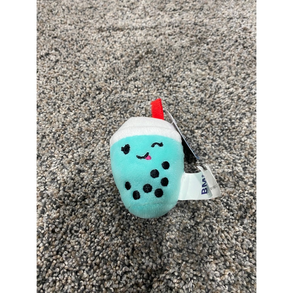 BMI Merchandise Mini Plush Pals‎ Boba Tea Teal Blue Small Stuffed Animal Toy NWT